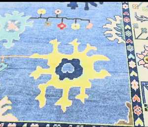 Alfombra anudada a mano de diseño moderno hecha a mano patrón Turco y Persa hermoso color vibrante personalizar tamaño disponible - Product Image 3