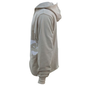 Personalizado Hombres Raw Hem Cut Edge Sudadera con capucha Relax Fit Pullover Impresión Sudaderas Unisex Sin cuerda Casual Sudaderas con capucha para los hombres - Product Image 3