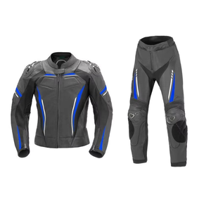 Veste de moto personnalisable pour homme pantalon en cuir combinaison de course originale respirante pour moto aventure et tourisme - Product Image 1