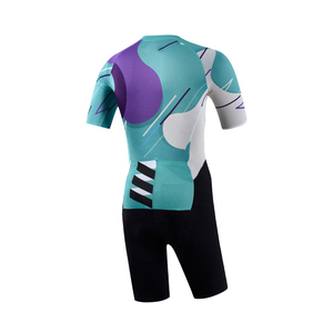 Nuevo estilo Ropa de triatlón sin mangas Hombres Logotipo personalizado Calidad competitiva Traje de Triatlón de bicicleta sexy - Product Image 2