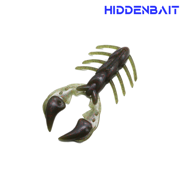 H007 PUMPKIN RED BLACK FLAKE 10g 6pcs