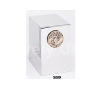 Urna Cremazione Cubo in Bronzo con Colombi Volanti per Ceneri Umane con Sacchetto in Velluto Gratuito