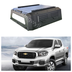 Cubierta de Caja de Camioneta <span class=keywords><strong>Chevrolet</strong></span> S10 2023 Personalizada, Estilo Deportivo, de Aleación de Aluminio Duro, Impermeable, con Función de Elevación - Product Image 1