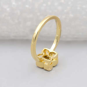Bague en diamant de laboratoire en forme de X avec sertissage clos, bagues en diamant de qualité supérieure - Product Image 5