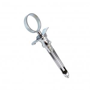 Jeringa dental de 1,8 ml con 1 anillo de potencia manual sin aspiración, hecha de acero inoxidable duradero, calidad certificada por CE - Product Image 1