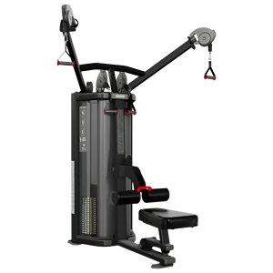 เครื่องบริหารกล้ามเนื้อหลังส่วนบน New Nautilus HumanSport Lat Pulley Machine พร้อมระบบเลือกน้ำหนักแบบ Pin Load สำหรับฟิตเนสสตูดิโอและห้องออกกำลังกาย - Product Image 1