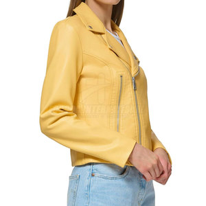 Veste en cuir longue sur mesure pour femmes Taille XL Tissu imperméable avec design imprimé Fourniture en gros - Product Image 4
