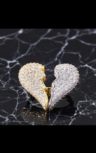 Anillo de Diamante Moissanita con Baño de Rodio, Estilo Hip Hop, Lujoso y Elegante para Hombre, Joyería para Aniversario, Boda o Compromiso - Product Image 2