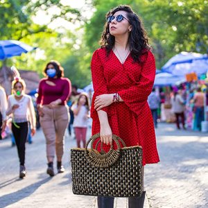 กระเป๋าโท้ทฟางสำหรับผู้หญิง, กระเป๋าสะพายไหล่สไตล์โบฮีเมียนความจุขนาดใหญ่กระเป๋าชายหาดพร้อมซับใน - Product Image 6