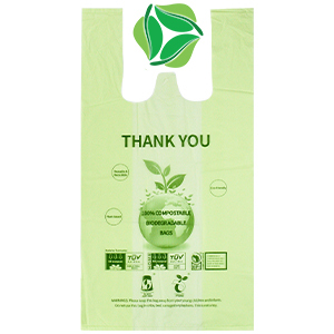 กระเป๋าใส่เสื้อยืดช้อปปิ้งย่อยสลายได้ทางชีวภาพเป็นมิตรต่อสิ่งแวดล้อม - Product Image 6