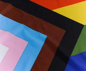Bandera del Orgullo Arcoíris de Poliéster, Bandera LGBTQ de Progreso, Bandera No Binaria, Lesbiana, Gay, Transgénero, Proculsexual - Product Image 4