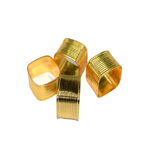 Brass Gold Color Napkin Ring With Bestest Quality Customized Size Napkin Ring For Wedding Party And Event Use - Product Image 2