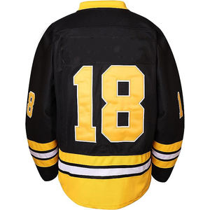 Conjunto de uniforme de hockey sobre hielo verde azul personalizado al por mayor incluye calcetines y pantalones de jersey con sublimación - Product Image 2