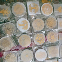 Plaques de pierre de sélénite polies aux motifs variés pour les chakras |   Disques de charge en cristal d'ange écologiques |   Sélénite naturelle Feng Shui