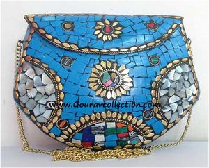 กระเป๋าคลัทช์โลหะสไตล์โบฮีเมียน GC-BG-405แฟชั่นสำหรับใส่ไปงานปาร์ตี้ออกแบบได้ตามต้องการ - Product Image 3