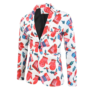 ชุดสูทงานแต่งงานพิมพ์ลายกันน้ำ โพลีเอสเตอร์/ผ้าฝ้าย สำหรับผู้ชาย แฟชั่นใหม่ปี 2025 ชุดเต้นรำลายดอกไม้ เสื้อโค้ท กางเกง เสื้อกั๊ก ชุดสูทผู้ชาย - Product Image 4