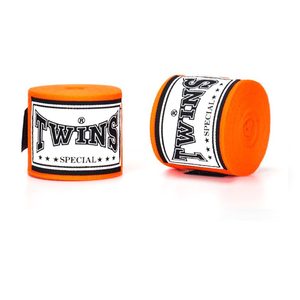 Guantes de Muay Thai y MMA Personalizados de Alta Calidad, Color Naranja, con Envolturas Internas para las Manos, Logotipo Personalizado, Cierre con Cordones, Dedos Completos - Product Image 1