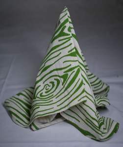 Serviettes de cuisine carrées jetables écologiques en coton 100% à motif floral, hypoallergéniques, à séchage rapide, avec logo personnalisé imprimé, en vrac - Product Image 5