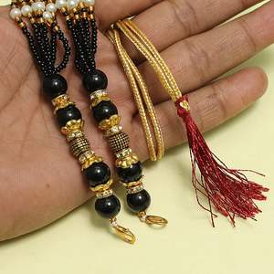 Collier élégant de perles brodées à la main avec perles pastel Collier de perles brodées florales avec fil d'or antique - Product Image 2