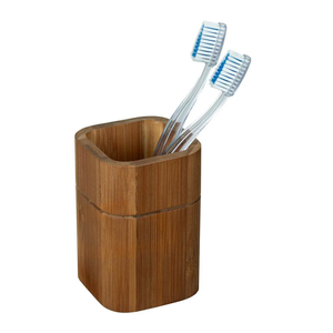 ที่ใส่แปรงสีฟันไม้ไผ่ของใช้ในครัวเรือนที่ทำจากไม้ไผ่ลามิเนตปลอดภัยต่อสุขภาพและสวยงามขายส่ง - Product Image 4