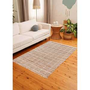 KLM0173 <b>Jute</b> <b>Fiber</b> Rug 180x120 cm Natural and Eco-Friendly with Stylish Design - Product Image 2