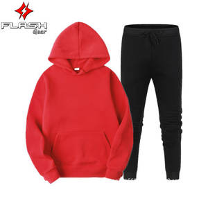 Coupe ample hommes pull ensemble de sport nouveau printemps automne pull à capuche à la mode polaire décontracté vêtements actifs - Product Image 6