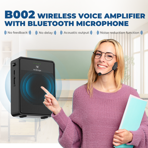 WINBRIDGE B002 Mini amplificatore vocale senza fili con microfono auricolare 1 canale di progettazione di stampi privati - Product Image 4