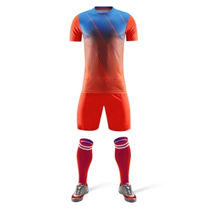 <b>Best</b> Selling Customized <b>Men's</b> Soccer Uniform Short Sleeve Quick Dry Breathable Team Uniform with Front Logo Print - Product Image 3