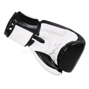 ถุงมือชกมวยหนังพียูถุงมือชกมวยสำหรับมืออาชีพออกแบบโลโก้ได้ตามต้องการ - Product Image 5