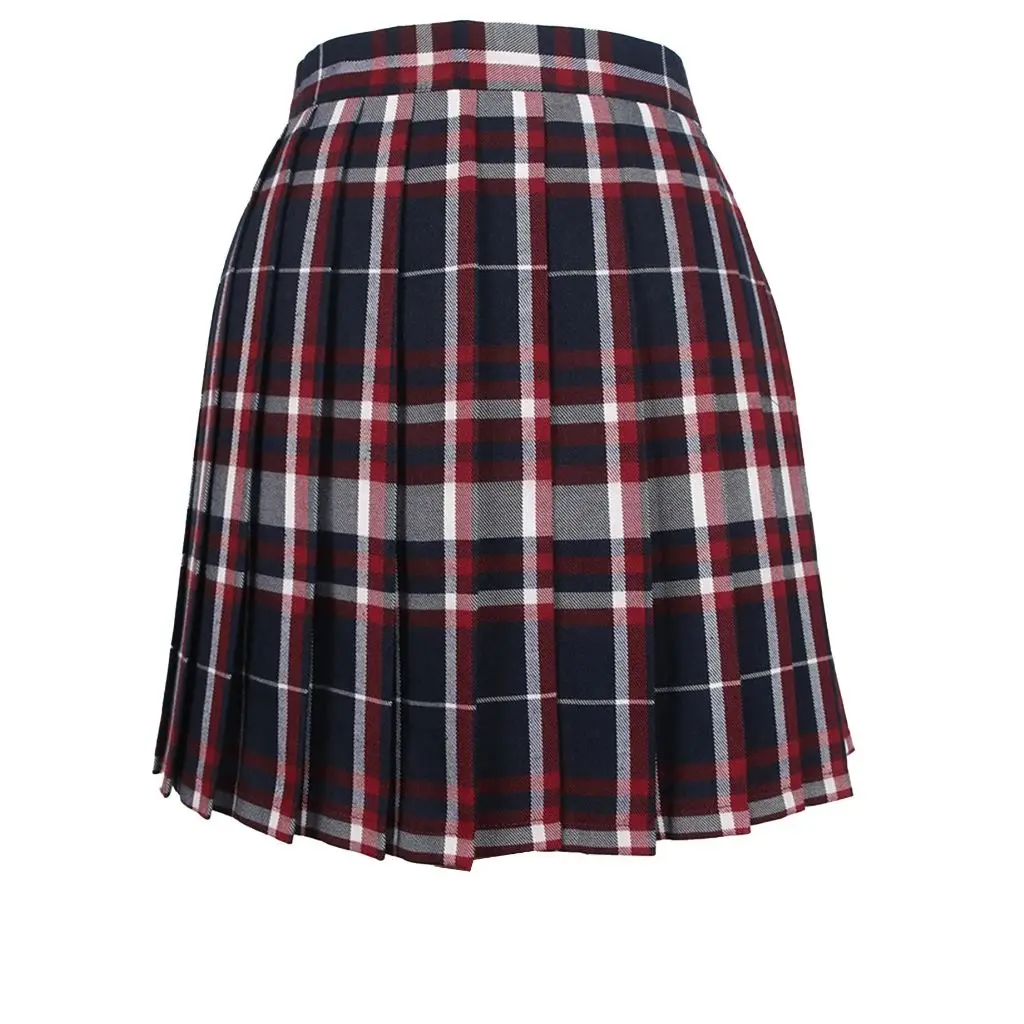 Mini falda de tenis con bordado de Verano de la mejor calidad, nuevas minifaldas de cintura para mujer Preppy, Falda plisada blanca de BD