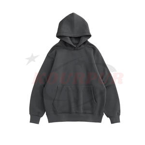 Sudaderas Extra Grandes Bordadas Personalizadas al por Mayor, Sudaderas de Talla Grande para Hombre, Sudaderas de Felpa Francesa de Más de 450 GSM para Hombre - Product Image 2