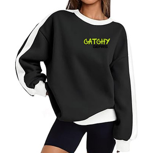 Sweat-shirt en molleton personnalisé à col rond, tissu doux et chaud, pull décontracté pour hommes et femmes, logo OEM, vêtements d'hiver en gros - Product Image 3