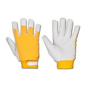 Guantes deportivos de cuero de grano de piel de vaca de alta resistencia, protección de brazo de mano suave y cómoda para uso en el trabajo de montaje de jardín doméstico - Product Image 2