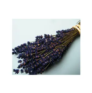 Hochwertige 80 g/Bündel individueller Bouquet blaue getrocknete Lavenderblumen  Lavenderknöchel-Blume