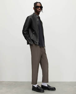 Chaquetas de piel de oveja y piel de cordero transpirables para hombre de búfalo de piel de vaca genuina totalmente personalizadas hechas en Sialkot Pakistán - Product Image 5