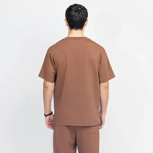 <b>Top</b> Premium Quality 100% Cotton Jersey Plus Size <b>Men's</b> Oversized Dropshoulder Solid Colour Custom Screen Printed T-shirt - Product Image 5