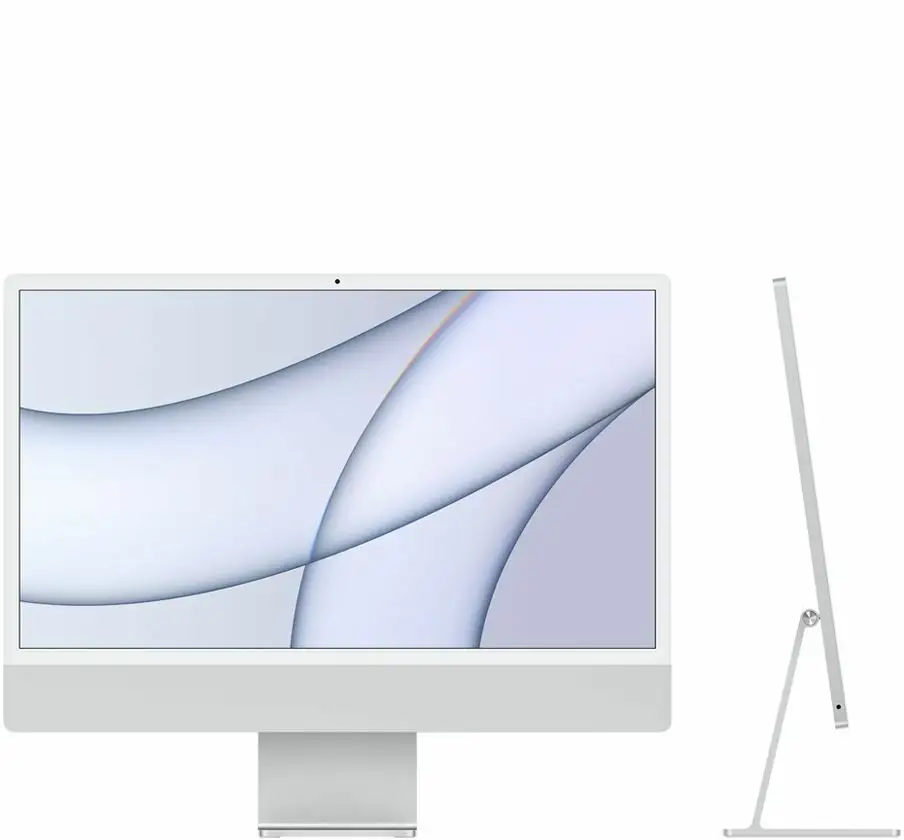 Yeni iMac 24 inç için promosyon gümüş M3 8-Core CPU/10-Core GPU 24GB RAM 2TB SSD w/klavye masaüstü hepsi bir