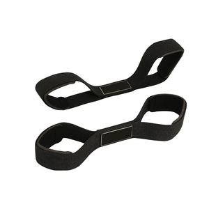 Sangles de levage de musculation pour hommes et femmes sur mesure de haute qualité Powerlifting Figure Eight Lifting Straps - Product Image 4