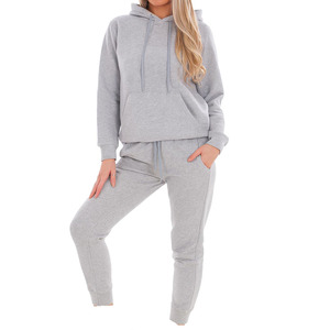 2026 dame vêtements actifs ensemble femme fermeture éclair polaire décontracté sport Streetwear polaire survêtements survêtement pour les femmes - Product Image 1