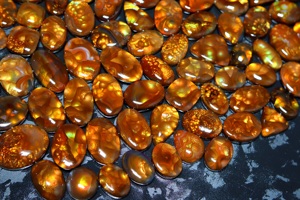 Agate de feu mexicaine Cabochon Agate de feu naturel Cabochon pendentif pour taille de bague bijoux en pierres précieuses en vrac faisant toutes les tailles disponibles - Product Image 6