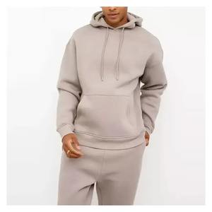 Sudadera con Capucha Corta de Alta Calidad para Hombre, con Logotipo Personalizado, Estilo Desgastado, Talla Grande, Diseño Sólido para Otoño - Product Image 1