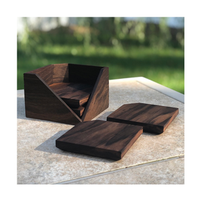 ถาดรองไม้อะคาเซียดีไซน์แบบคลาสสิกอุปกรณ์สำหรับงานเลี้ยงสำนักงาน - Product Image 6