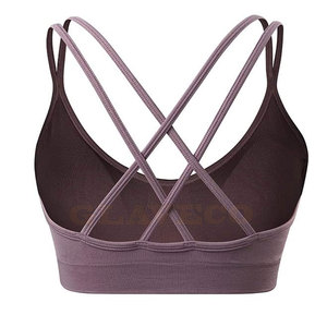 Soutien-gorge de sport pour femme au design unique - Durable, grande taille, respirant, maintien élevé, logo frontal, en Spandex/Nylon, fabriqué au Pakistan - Product Image 2