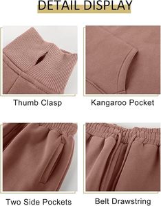 ชุดเซ็ตทูพีซ เสื้อครอปและกางเกงจ็อกเกอร์สำหรับผู้หญิง ดีไซน์หรูหรา ระบายอากาศได้ดี แห้งเร็ว เหมาะสำหรับออกกำลังกาย ท่องเที่ยว และสวมใส่ในชีวิตประจำวัน - Product Image 6