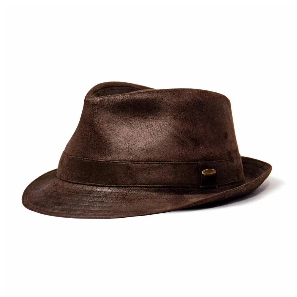 หมวกคาวบอยแบบตะวันตกสำหรับผู้ชาย,หมวกกันแดดหนังคาวบอยหมวกสไตล์วินเทจหมวกหนังผู้หญิง | หมวกหนังแท้