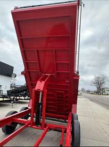 Remolque de Volteo Red Horizon LZ7 HZ7, Equipo de Servicio Pesado, Estructura de Viga de 8 Pulgadas, Pisos de Acero de Calibre 9, Galvanizado en Caliente - Product Image 4