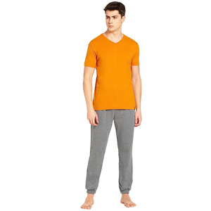 High Quality Men's Casual Lightweight T-Shirt 100% Cotton Custom Logo Loose Fit Wholesale from Bangladesh Plain Knitted <b>Fabric</b> - Product Image 4