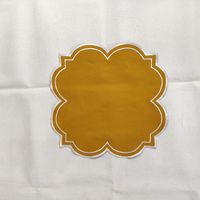 Serviettes en tissu 100% coton vintage brodées personnalisables avec passepoil, faites à la main, pour mariage, événement, maison, restaurant, fête, Jhelum