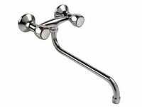 Robinets de bain et de douche, type de robinet et laiton, finition de surface chromée