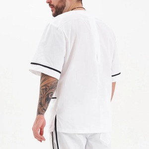 Uniformes classiques d'infirmière grande taille personnalisés gommages col en V de haute qualité en toile gommages médicaux en gros pour les médecins - Product Image 2